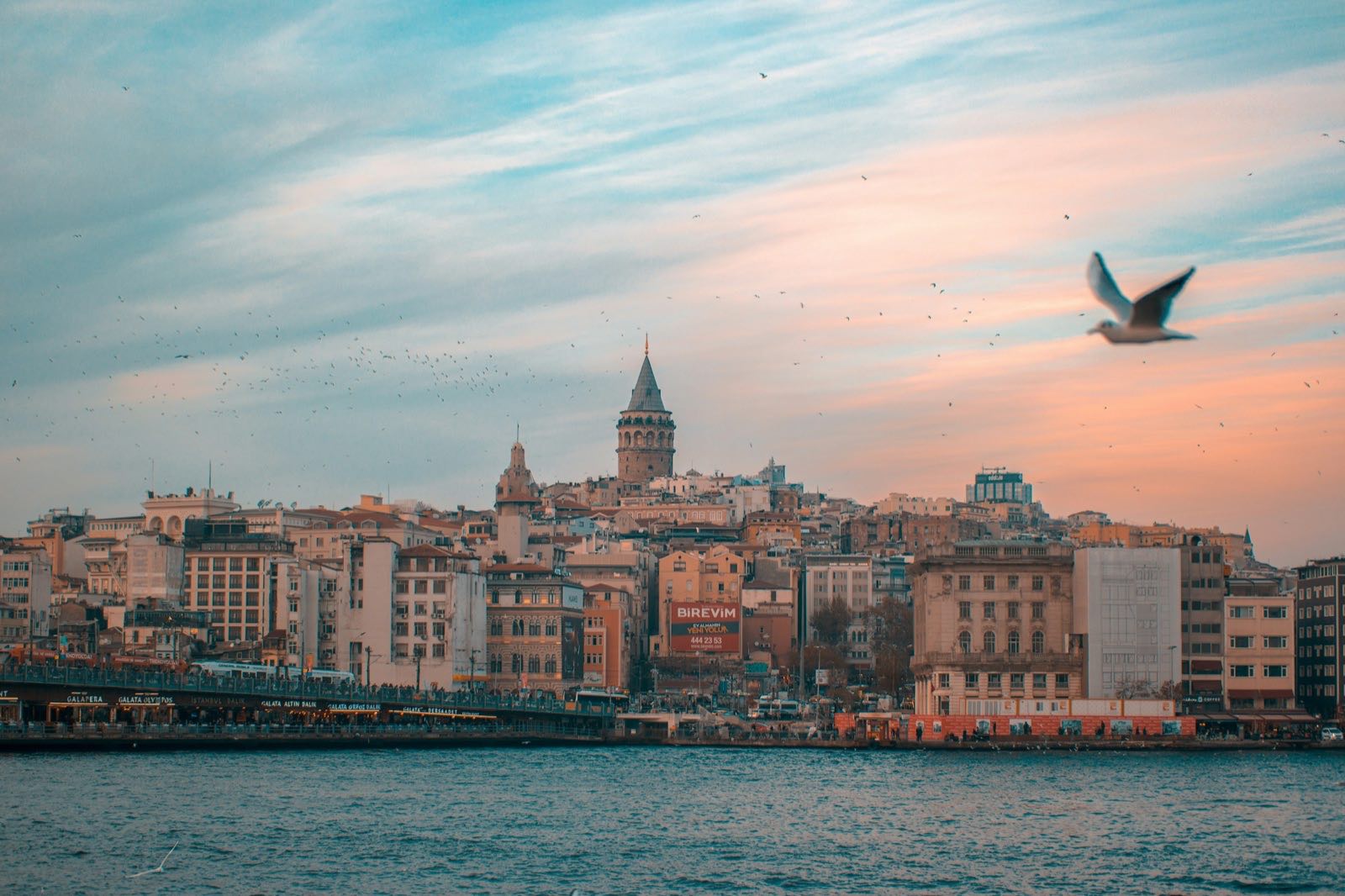 Galata and Beyoğlu rooftops near Taksim