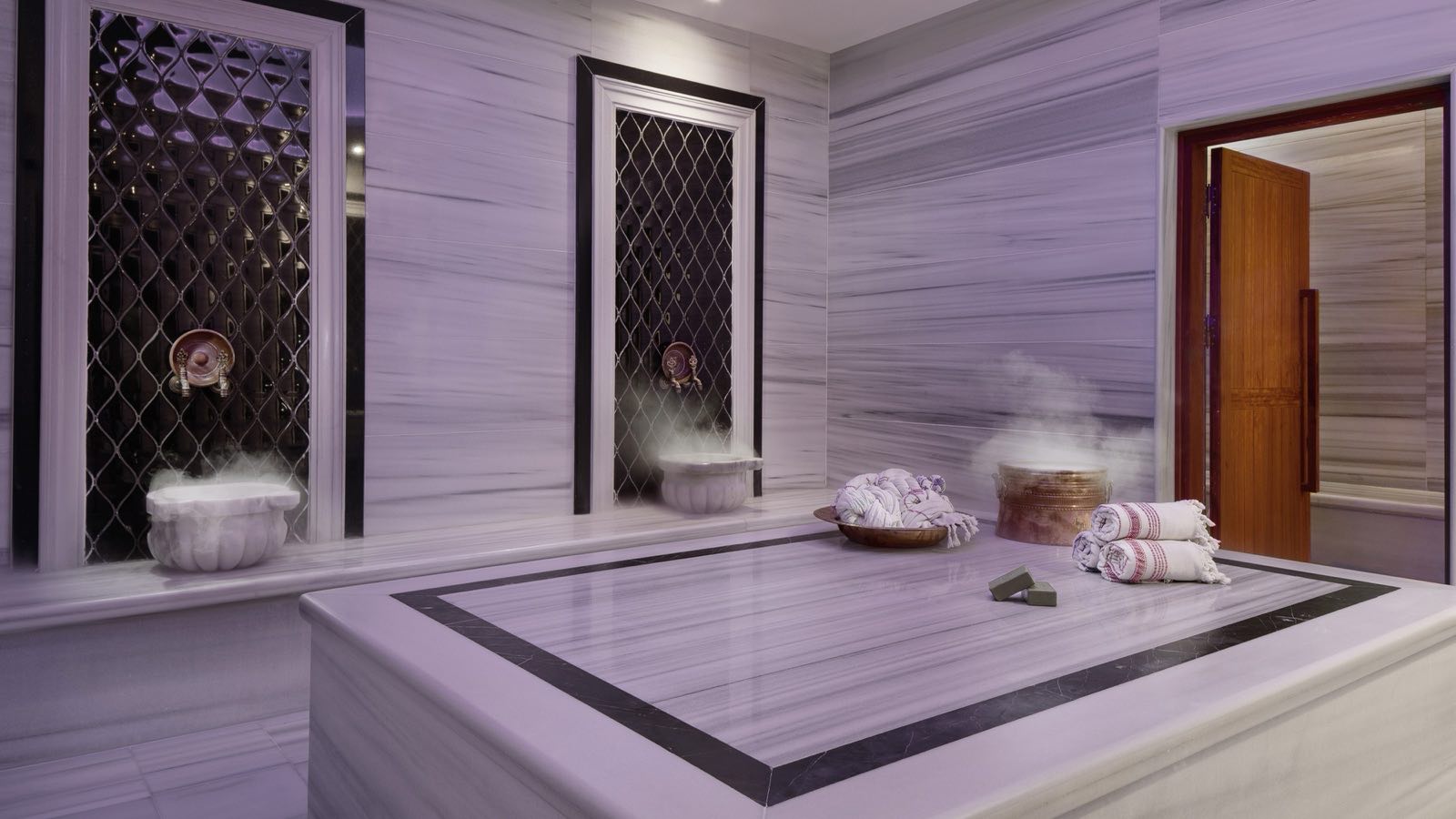 Marble hammam in a five-star hotel in Taksim