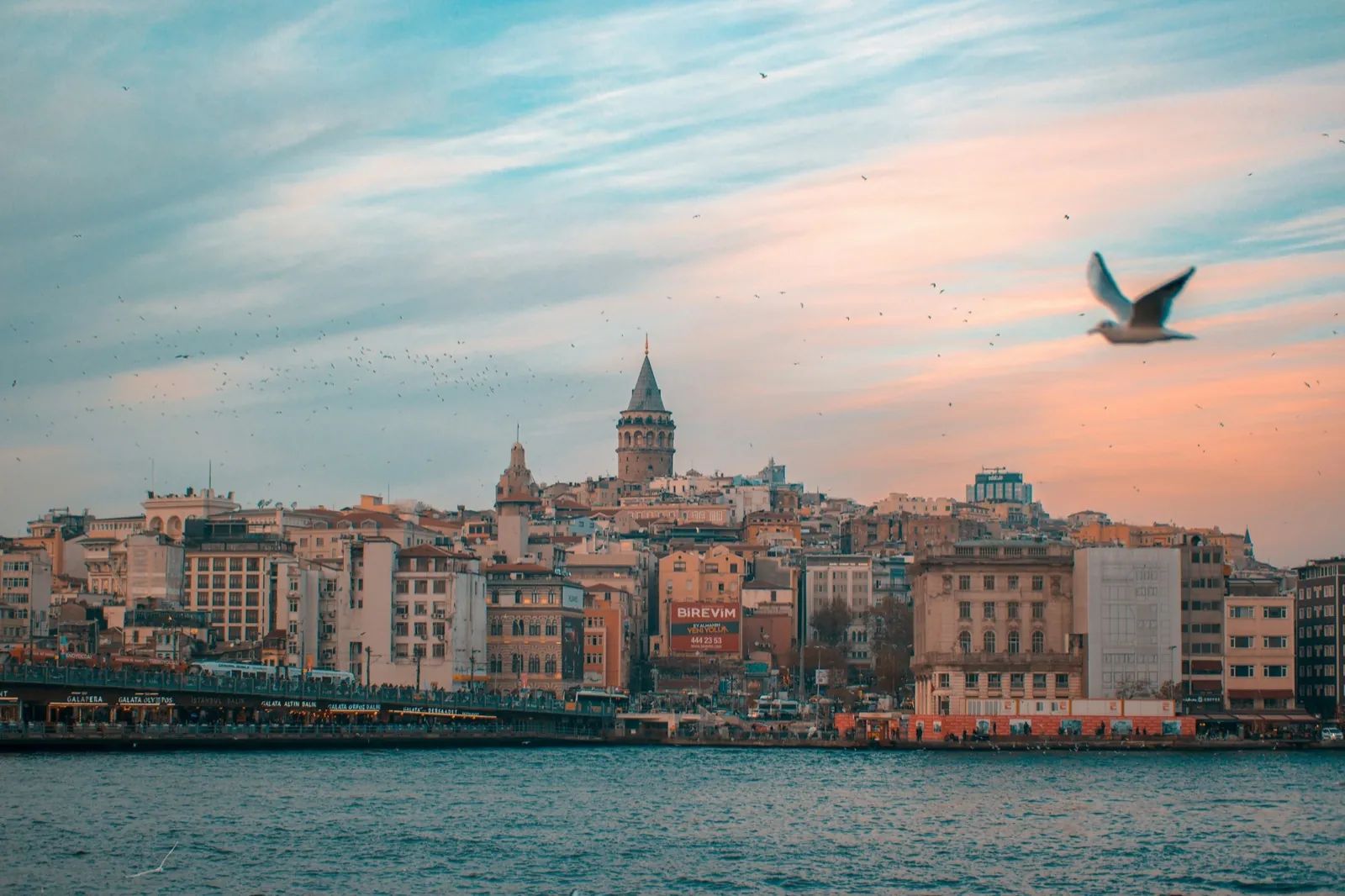 Galata and Beyoğlu rooftops near Taksim